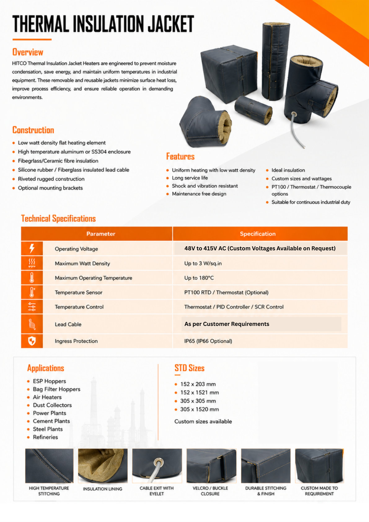 Insulation Heaters catalog cover